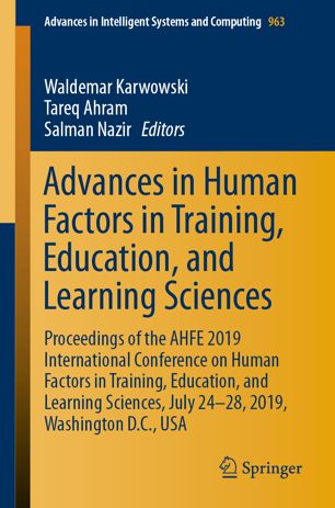 Advances in Human Factors in Training Education and Learning Sciences