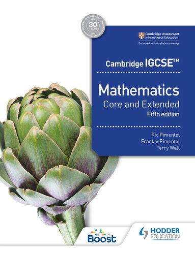 Cambridge IGCSE Mathematics Core and Extended 5th Edition