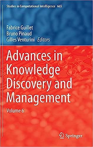Advances in Knowledge Discovery and Management Volume 6