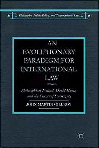 An Evolutionary Paradigm for International Law Philosophical Method David Hume and the Essence of Sovereignty Philosophy Public Policy and Transnational Law