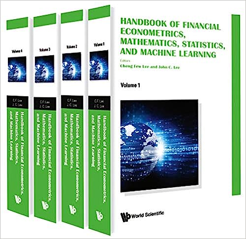 Handbook of Financial Econometrics Mathematics Statistics and Machine Learning