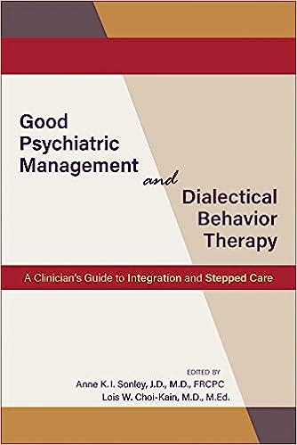 Good Psychiatric Management and Dialectical Behavior Therapy