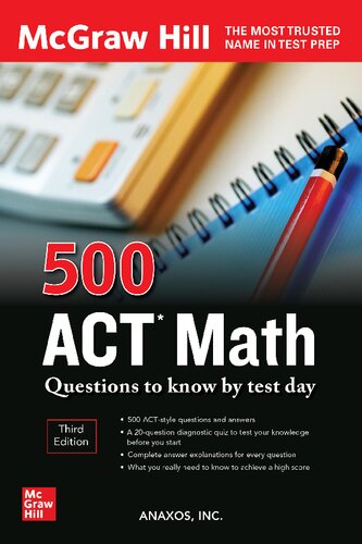 500 ACT Math Questions to Know by Test Day 3rd Edition