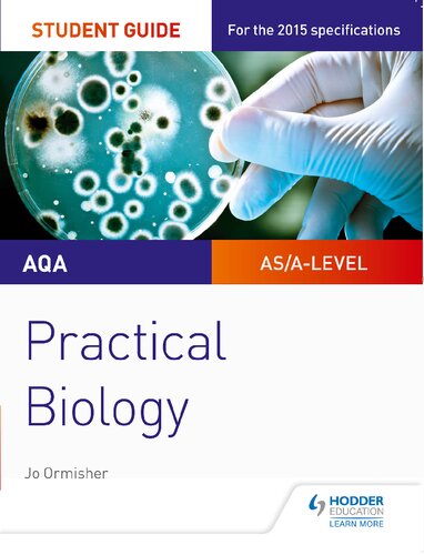 AQA A leveSkip to Editor Perml Biology Student Guide Practical Biology