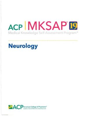 MKSAP 19 Medical Knowledge Self Assessment Program Neurology