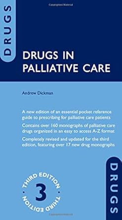 Oxford Handbook of Drugs in Palliative Care 3rd Edition