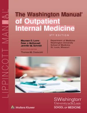 The Washington Manual of Outpatient Internal Medicine 3rd Edition