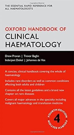 Oxford Handbook of Clinical Haematology 4th Edition