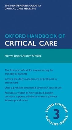Oxford Handbook of Critical Care 3rd Edition