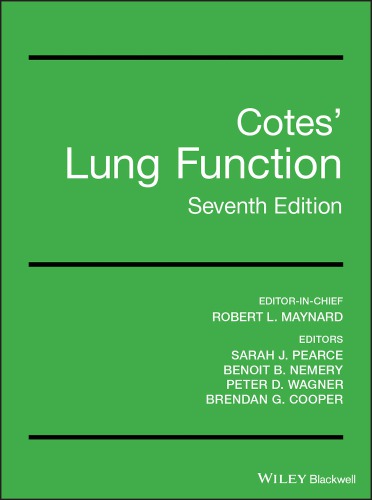 Cotes Lung Function 7th Edition