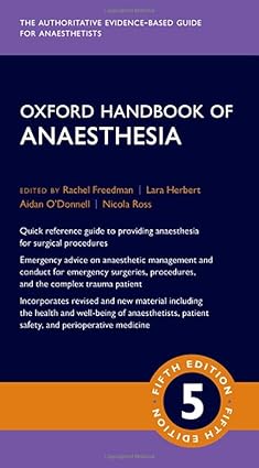 Oxford Handbook of Anaesthesia 5th Edition
