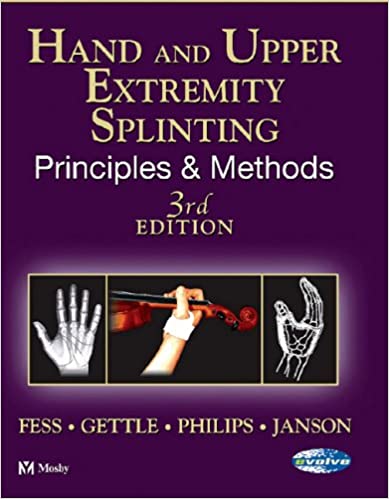 Hand and Upper Extremity Splinting Principles and Methods 3rd Ed