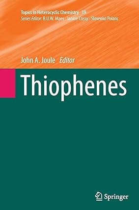 Thiophenes By John A Joule