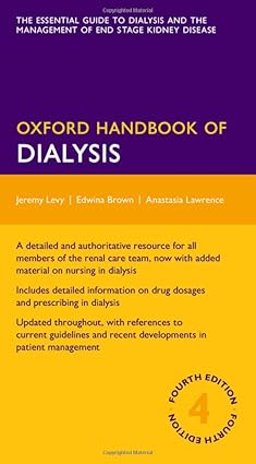 Oxford Handbook of Dialysis 4th Edition