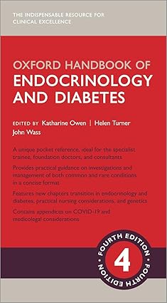 Oxford Handbook of Endocrinology And Diabetes 4th Edition