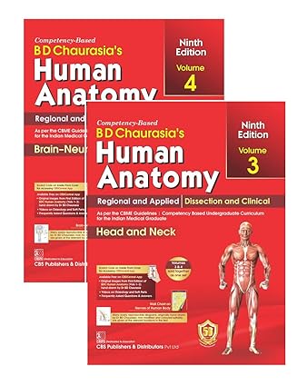 BD Chaurasias Human Anatomy 9th Edition 4 Volume Set - Image 3