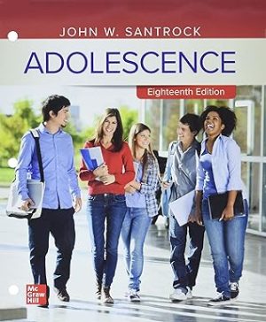Adolescence 18th Edition By John W Santrock