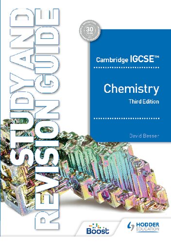 Cambridge IGCSE Chemistry Study and Revision Guide 3rd Edition