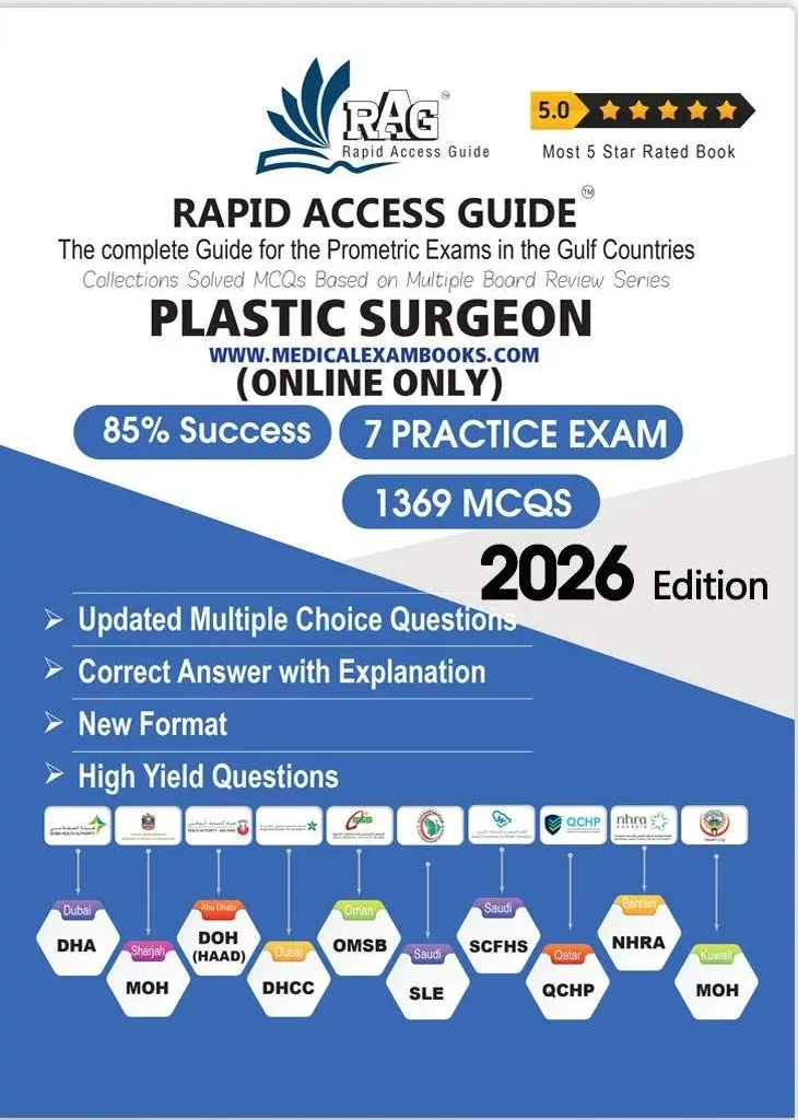 DHA Plastic Surgery Prometric Exam Questions MCQs