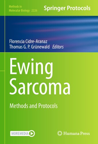 Ewing Sarcoma Methods and Protocols