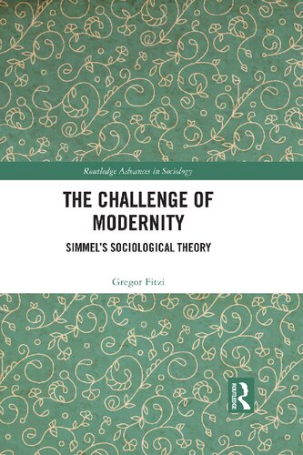 The Challenge of Modernity Simmels Sociological Theory