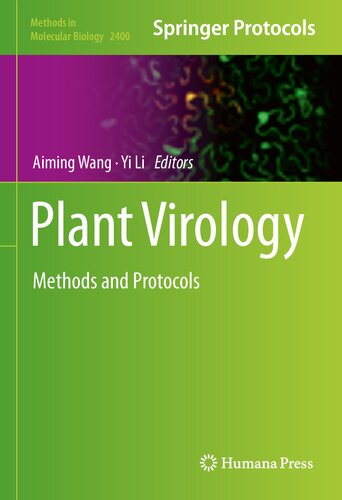 Plant Virology Methods and Protocols