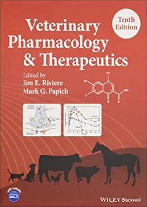 Veterinary Pharmacology and Therapeutics 10th Ed