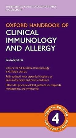 Oxford Handbook of Clinical Immunology and Allergy 4th Edition
