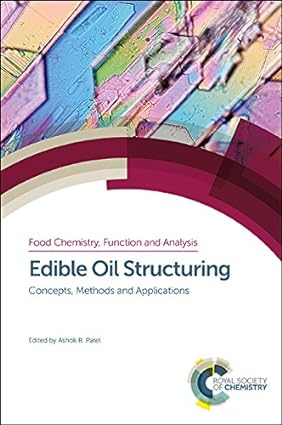 Edible Oil Structuring Concepts Methods and Applications