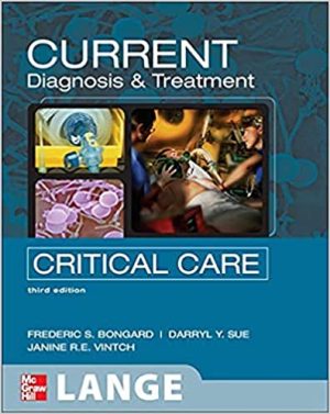 CURRENT Diagnosis and Treatment Critical Care 3rd Edition