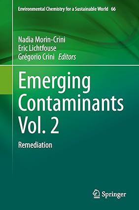 Emerging Contaminants Vol 2 Remediation