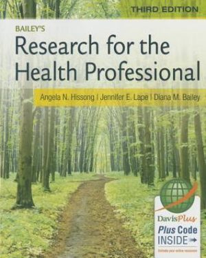Baileys Research for the Health Professional 3rd Edition