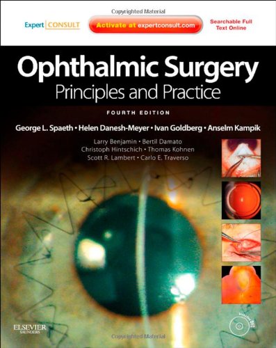 Ophthalmic Surgery Principles and Practice 4th Edition