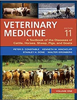 Veterinary Medicine A Textbook Of The Diseases Of Cattle Horses Sheep Pigs And Goats 11th Ed