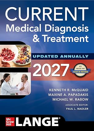 CURRENT Medical Diagnosis and Treatment 2027 66th Edition