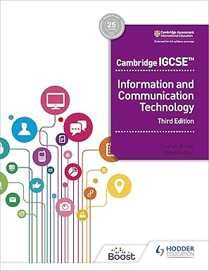 Cambridge IGCSE Information and Communication Technology 3rd Edition