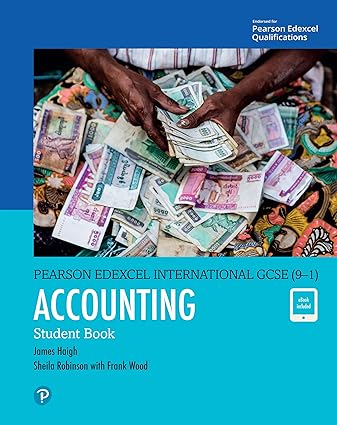 Pearson Edexcel International GCSE 9 1 Accounting Student Book