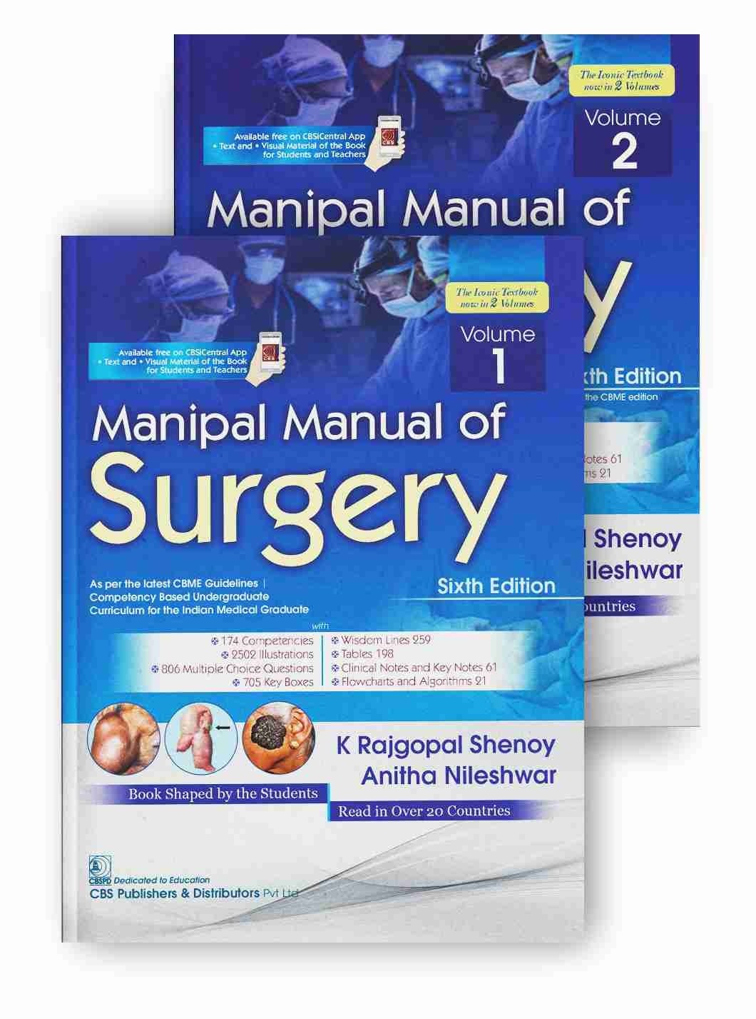 Manipal Manual of Surgery 6th Edition
