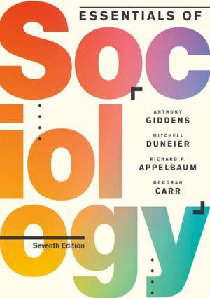 Essentials of Sociology 7th Edition By Anthony Giddens