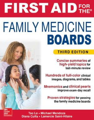 First Aid for the Family Medicine Boards 3rd Edition