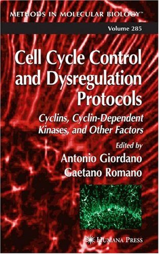 Cell Cycle Control and Dysregulation Protocols Cyclins Cyclin Dependent Kinases and Other Factors