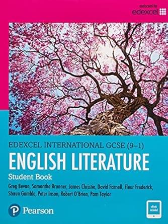 Pearson Edexcel International GCSE 9 1 English Literature Student Book 2nd Edition