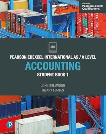Pearson Edexcel International AS A Level Accounting Student Book 1